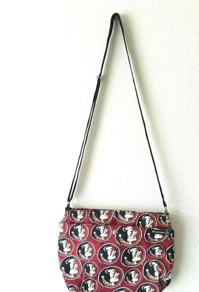 FSU Florida State Handbag Small Tote Cross Body Purse Broad Bay Seminoles - Picture 5 of 6